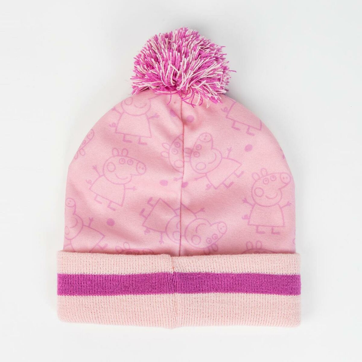Gorro e Luvas Peppa Pig Cor de Rosa